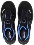 uvex 2 trend Clogs S1P 69382 blue, black width 11 size 37