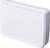 White rectangular LED wall light with rounded corners, suitable for modern interiors.