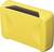 Yellow, rectangular plastic handle made from robust material, specifically designed for applications requiring secure handling.