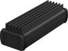 Bopla ABPH 600-0150 K ALUBOS_SET 84506150.HMT1 Heat sink enclosure 190 x 57 x 45 Aluminium Black (RAL 9005) 1 pc(s)