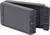 Plastic enclosure, rectangular, open; reveals internal structure with mounting elements. Suitable for electronic components or wiring.