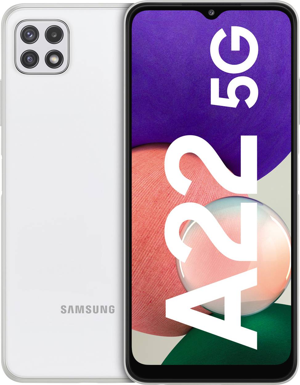 スマートフォン/携帯電話 スマートフォン本体 Samsung Galaxy A22 5G 5G smartphone 64 GB 16.8 cm (6.6 inch) White 