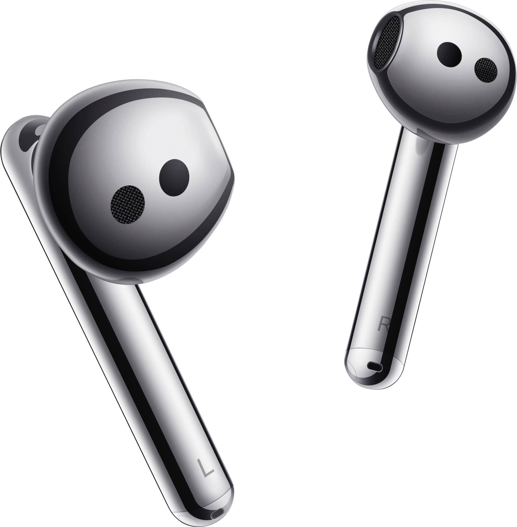 HUAWEI FreeBuds 4 In-ear headphones Bluetooth® (1075101) Silver Noise c ...
