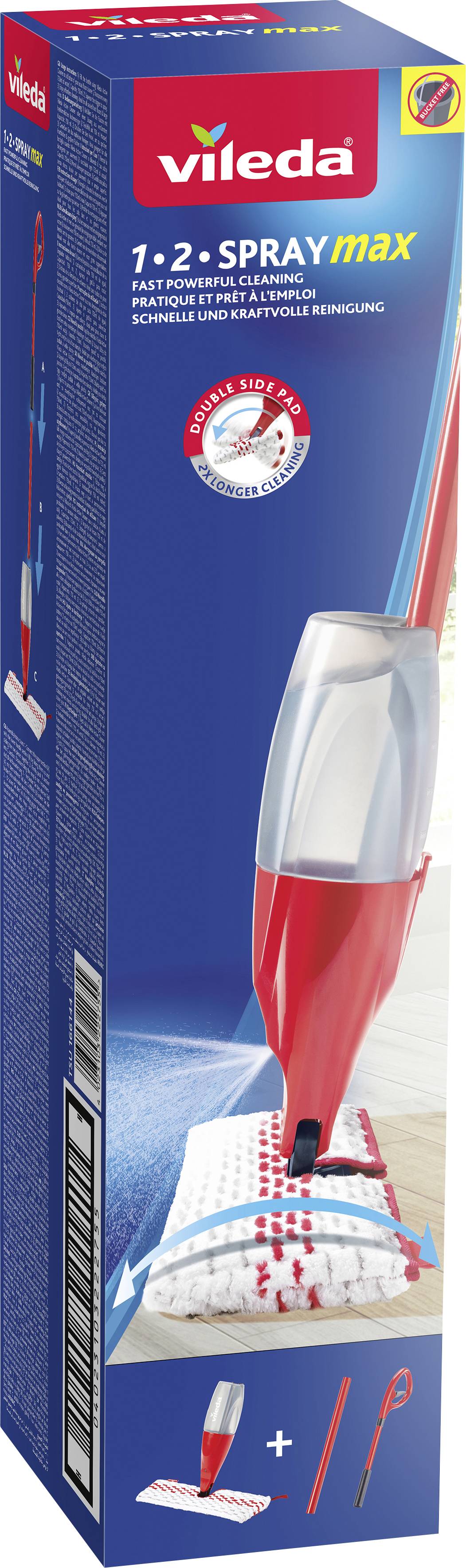 Vileda 166145 1·2·SPRAYmax Floor mop 1 pc(s)