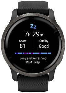 Garmin Venu 2 Smartwatch   45 mm  Black
