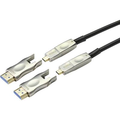 SpeaKa Professional HDMI Adapter cable HDMI-A plug, HDMI-Micro-D plug, HDMI-A plug, HDMI-Micro-D plug 5.00 m Black SP-95