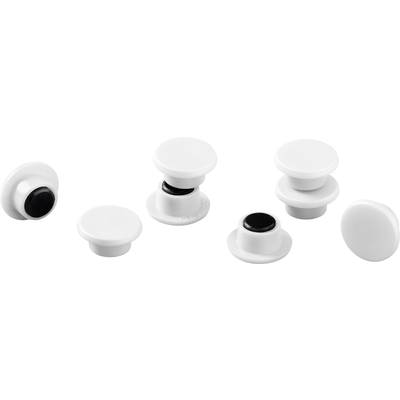 Durable Magnet 475102 (Ø) 15 mm Round White 1 Set 475102