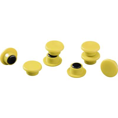 Durable Magnet 475104 (Ø) 15 mm Round Yellow 1 Set 475104