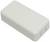 A rectangular, white plastic casing with no visible markings or connections.