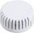 A white smoke detector with ventilation slots on the side.