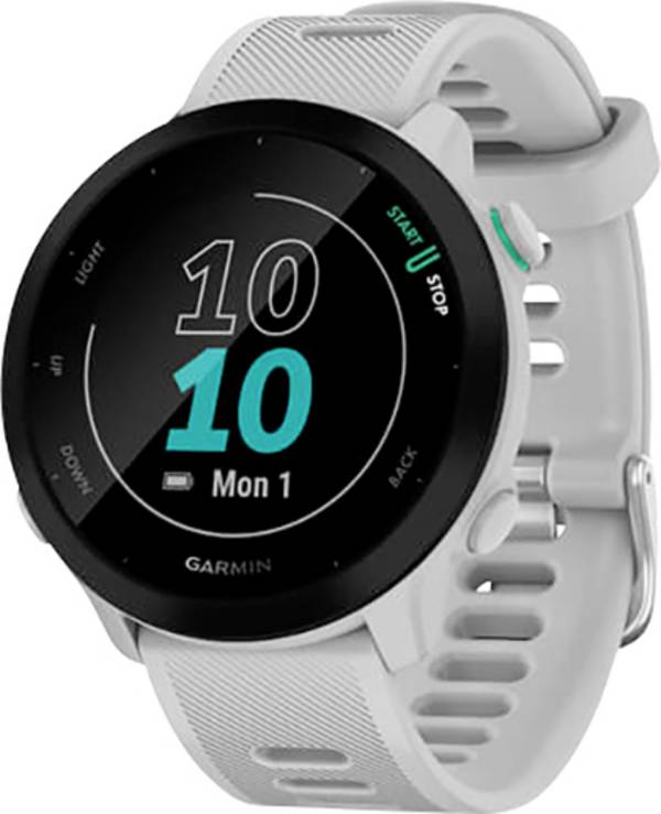 Garmin Forerunner 55 GPS, EU, Whitestone GPS sports watch  42 mm  White
