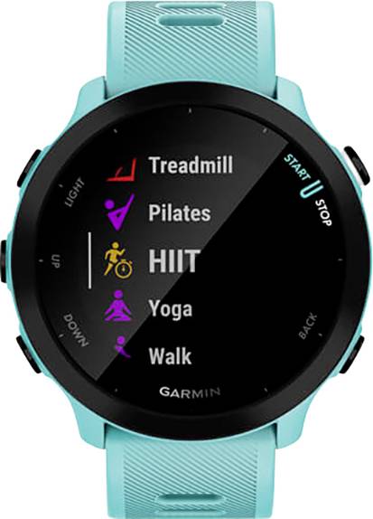 Garmin Forerunner 55 GPS sports watch 42 mm Turquoise | Conrad.com