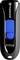 A black USB stick with a blue accent and the inscription '512GB', with the 'Transcend' brand logo visible at the top.