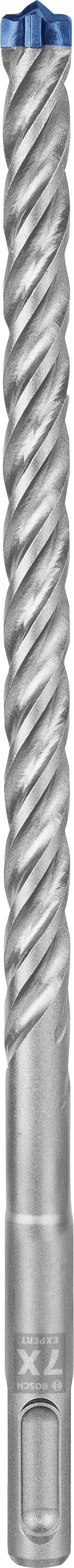 Metal drill bit with a spiral groove and blue tip, suitable for precise drilling of holes in various materials.