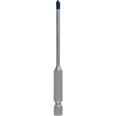 'Grey hexagonal shaft bit with blue tip.'