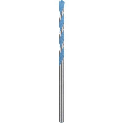 A metallic milling cutter with a blue spiral coating, typical of machinery used for metalworking or woodworking.