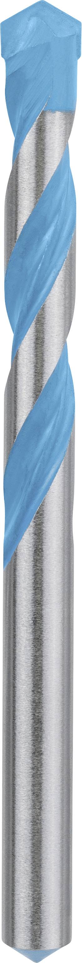 A metal milling cutter with a blue spiral cutting insert, used for precise cutting and milling of metals in manufacturing.