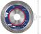 'BOSCH Expert' Diamond Cutting Disc, 115mm Diameter, for Concrete. Labelled packaging with product information and safety logos.