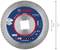 'Bosch X-Lock Diamond Cutting Disc, 125 mm. Suitable for tiles. Expert product range. Developed for high precision and long service life.'