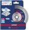 'Bosch Expert HardCeramic' Diamond Cutting Disc for X-Lock, 125 mm diameter, suitable for hard materials, precision up to 3 times higher.