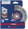 Bosch Diamond Cutting Disc, 115 mm, for Multi-Material Use, Including Brick and Concrete. With Long Lifespan and High Cutting Performance.