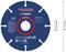 Bosch 'Carbide Multi Wheel' Cutting Disc, Diameter 115 mm, Cutting Depth 22.23 mm, suitable for multi-material, manufactured in Switzerland.