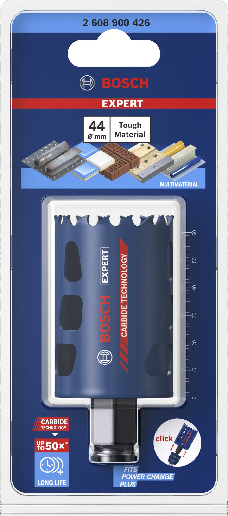 Bosch Accessories EXPERT Tough 2608900426 Hole saw 1piece 44 mm 1 pc(s