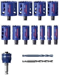 Bosch Accessories EXPERT Tough 2608900448 Hole saw set 14-piece 20 mm, 22 mm, 25 mm, 32 mm, 35 mm, 40 mm, 44 mm, 51 mm, 60 mm, 68 mm, 76 mm  14 pc(s)