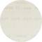 Round sandpaper sheet with fine grit, beige color, text slightly visible: 'P320, P280, P260, Hermet'.