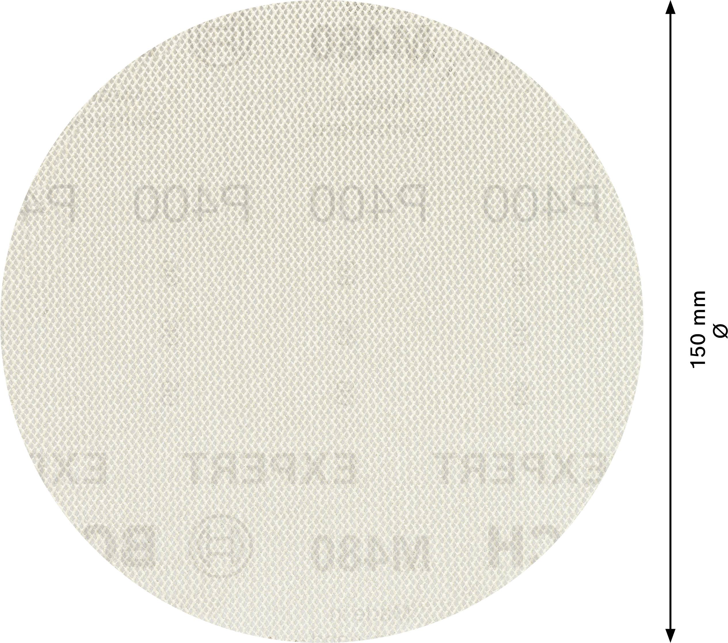 Round sandpaper disc with the inscription 'P400 EXPERT'. Diameter is 150 millimetres. Texture shows a fine abrasive grain pattern.