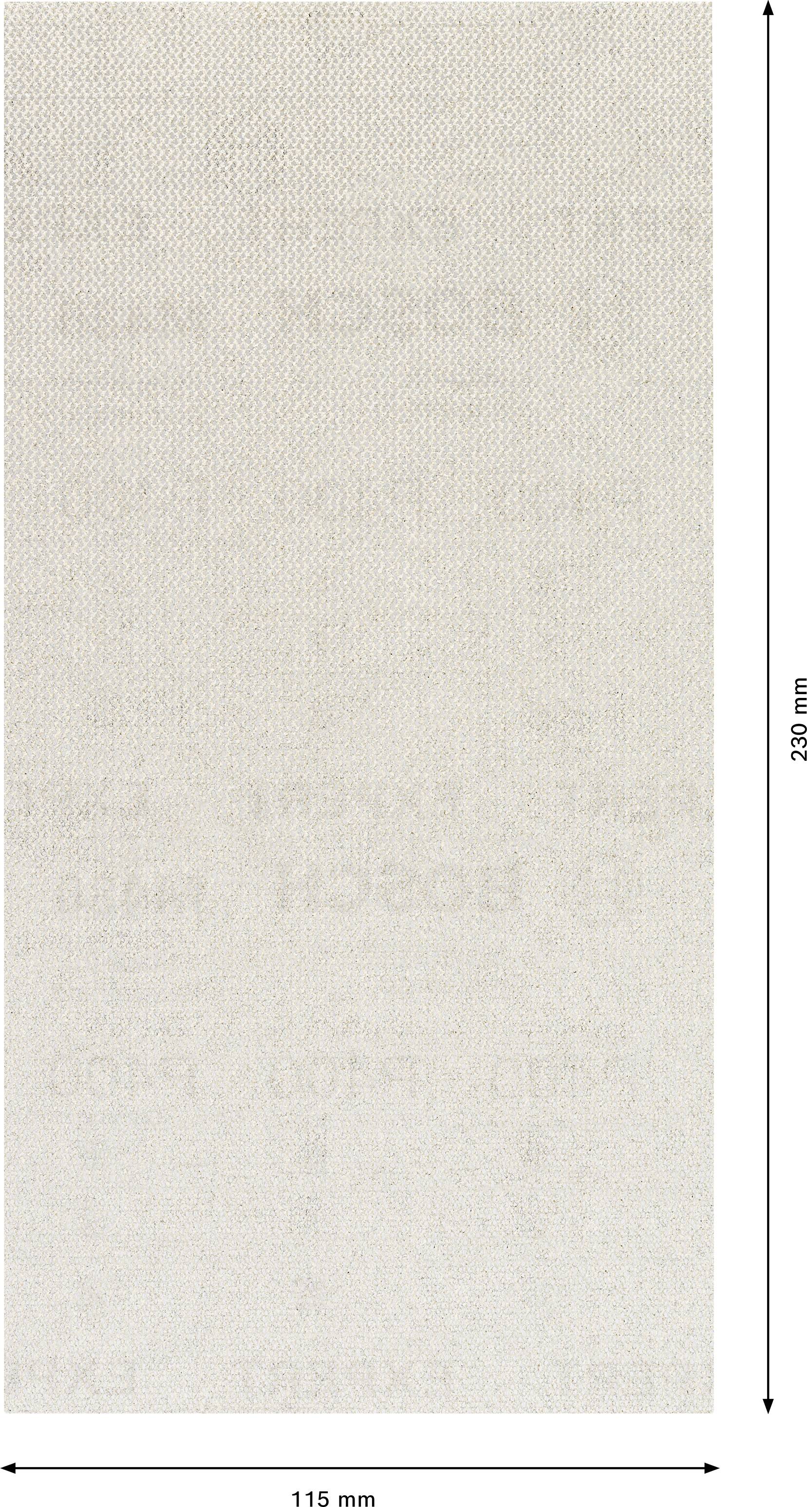 Beige, rectangular fabric sample, 290 mm high and 115 mm wide.