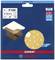 Bosch Sanding Paper Packaging: 5 pieces, P100 grit, round, 150mm, suitable for wood and metal. Note on double speed.