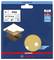 'Packaging for Bosch Sanding Paper P60, Pack of 5, 115 mm. Suitable for Wood and Paint, Universal Compatibility, Enhanced Speed.'