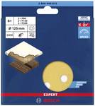 EXPERT C470 sandpaper set for eccentric sander, 125 mm, 8 holes, G 60/120/240, 6 pce.