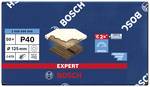 EXPERT C470 sandpaper with 8 holes for eccentric sander, 125 mm, G 40, 50 pce.