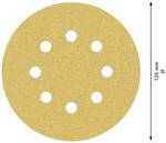 EXPERT C470 sandpaper with 8 holes for eccentric sander, 125 mm, G 60, 50 pce.