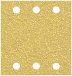 EXPERT C470 sandpaper with 6 holes for orbital sander, 115 x 107 mm, G 40, 10-piece