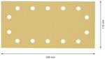 EXPERT C470 sandpaper with 14 holes for orbital sander, 115 x 230 mm, G 80, 10 pce.