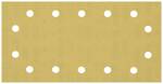 EXPERT C470 sandpaper with 14 holes for orbital sander, 115 x 230 mm, G 320, 10-piece
