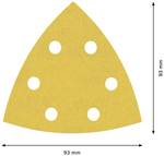 EXPERT C470 sandpaper for delta sander, 93 mm, G 240, 5 pieces