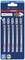 'Wood Saw Blades' by Bosch, 5 pieces, blue packaging. Suitable for various types of wood, precise cuts.