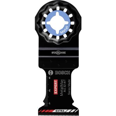 Black-blue Bosch Starlock Expert saw blade 'MetalMax ATZ 32 AIT', made of metal, suitable for hard materials, 'Swiss Made'.
