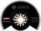Diamond cutting saw blade for grinding work, black design, brand name 'Bosch', 'Starlock' fitting, manufactured in Taiwan.