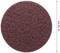 Circular sanding pad with 125 mm diameter, brown in colour, suitable for cleaning or sanding work.