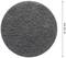 Dark grey round pad with 125 mm diameter, texture similar to fine non-woven fabric.