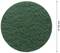 A green kitchen sponge in a circular shape with a diameter of 150 mm. Surface texture visible.