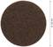 Brown sanding pad, round, with a diameter of 125 mm.
