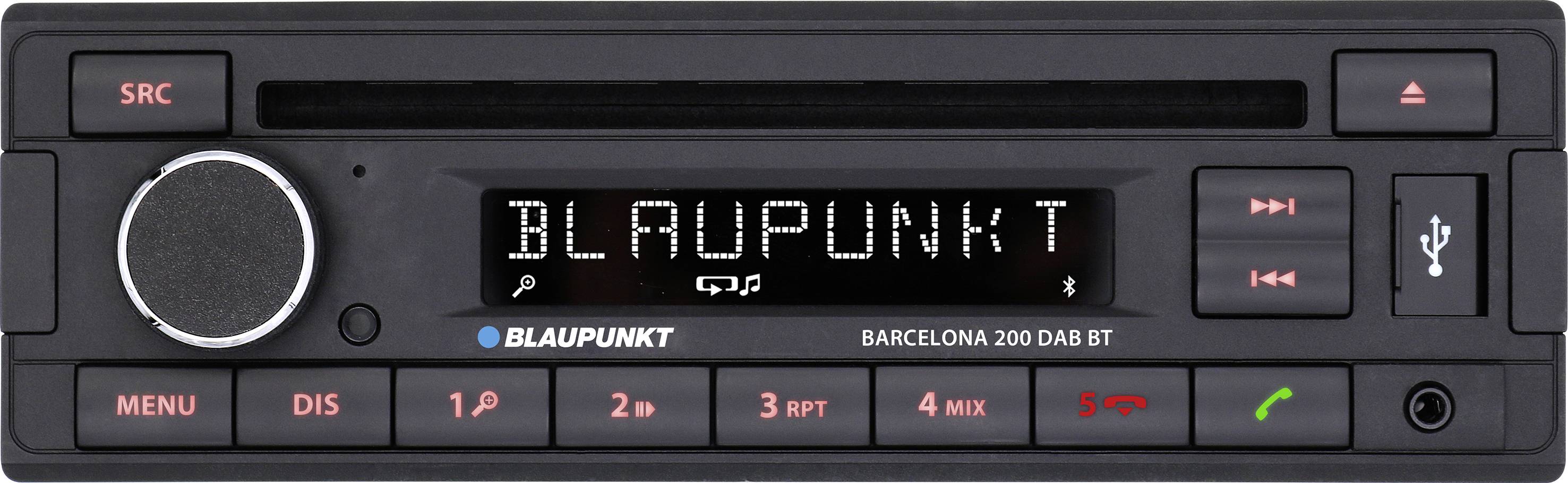 Kerel Ijdelheid atleet Blaupunkt Barcelona 200 DAB BT Car stereo Bluetooth handsfree set, DAB+  tuner | Conrad.com
