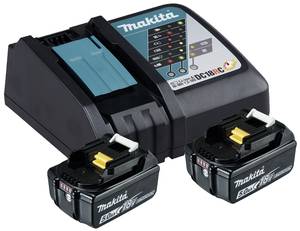 Makita  BL1850B + DC18RC 197570-9 Tool battery and charger  18 V 5 Ah Li-ion