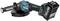 Battery-powered angle grinder with blue-black casing and Makita logo, ideal for DIY and craft work.